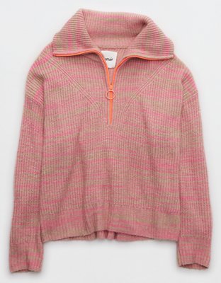 Aerie Quarter Zip Sweater
