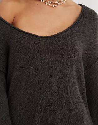 Aerie Oversized Voop Sweater