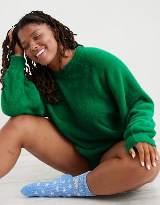 Aerie fuzzy clearance sweater