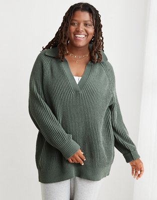 Chenille sweater outlet green