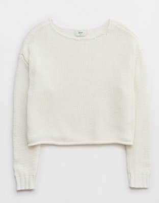 Aerie white cheap sweater