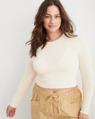 Aerie Open Back Sweater