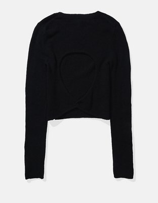 Aerie Open Back Sweater