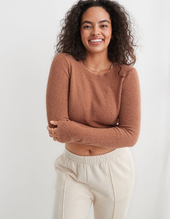 Aerie Open Back Sweater