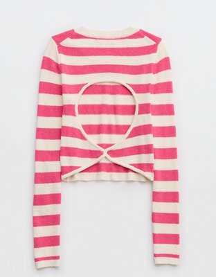 Aerie Open Back Sweater