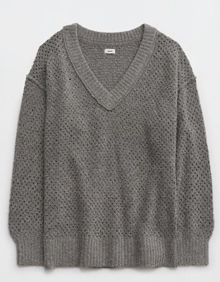 Aerie v oversized sweatshirt hot sale