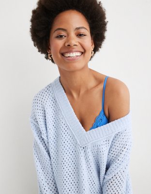 Aerie Oversized V-Neck Sweater