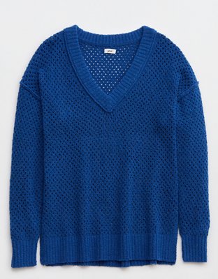 Aerie Oversized V-Neck Sweater