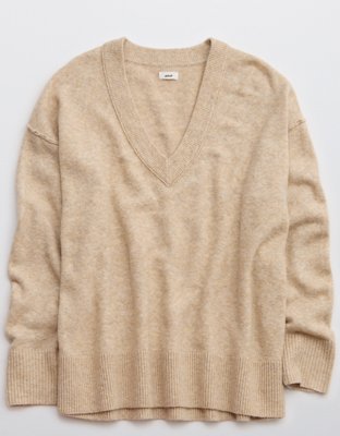 Aerie Unreal V Neck Sweater