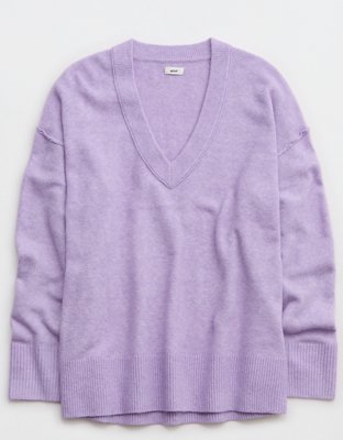 Aerie Unreal V Neck Sweater