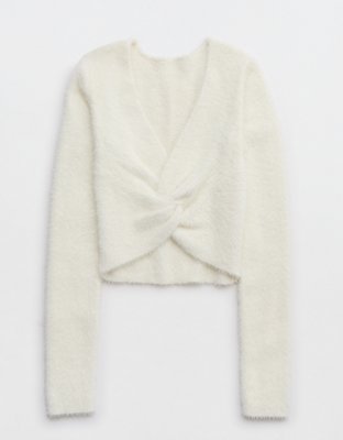 Aerie Fluffy-4-Ever Reversible Twist Sweater