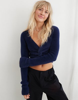 Aerie twist store back sweater