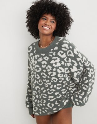 aerie leopard sweatshirt Cinosural International School