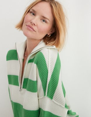 Aerie hot sale green sweater