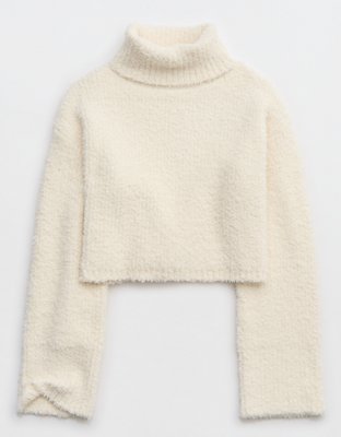 Aerie Buttercream Turtleneck Sweater
