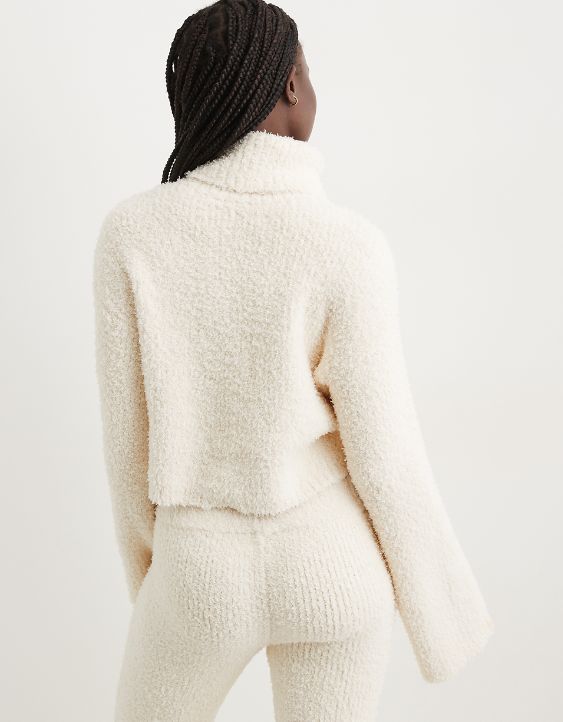 Aerie Marshmallow Turtleneck Sweater