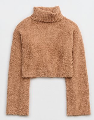 Aerie Buttercream Turtleneck Sweater