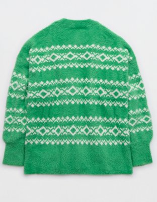 Aerie Flurry Oversized Crew Sweater