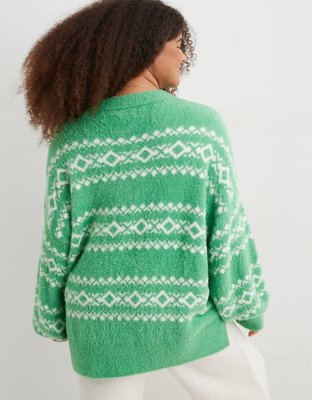 Aerie Flurry Oversized Crew Sweater