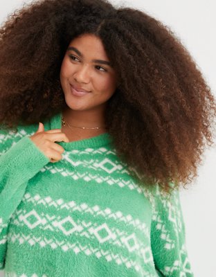 Aerie Flurry Oversized Crew Sweater