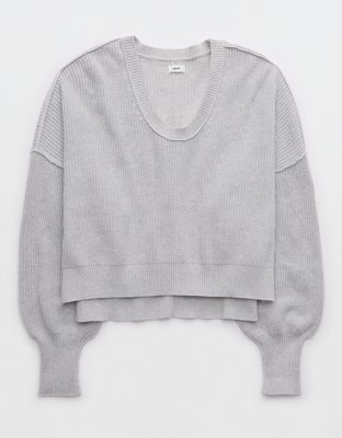 Aerie Beyond Cropped Sweater