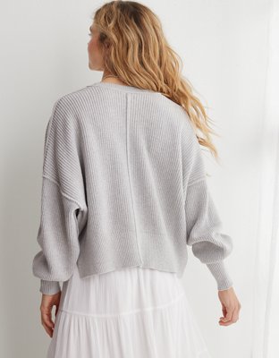 Aerie Beyond Cropped Sweater