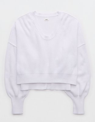 Aerie Beyond Cropped Sweater