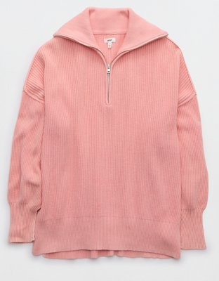 Aerie Beyond Quarter Zip Sweater