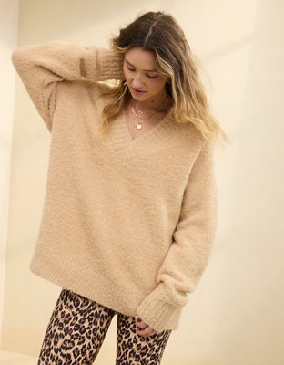 Aerie Teddy Boucle Sweater