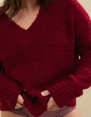 Aerie Teddy Boucle Sweater