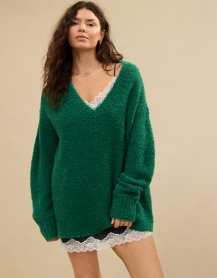 Aerie Teddy Boucle Sweater