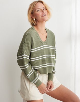 Aerie Beyond Cropped Sweater