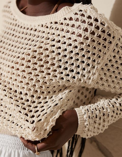 Женские свитеры Aerie Crochet Vacay Sweater