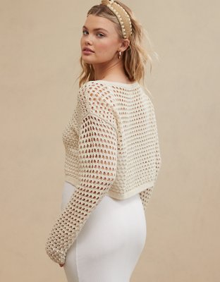 Женские свитеры Aerie Crochet Vacay Sweater — фото 3