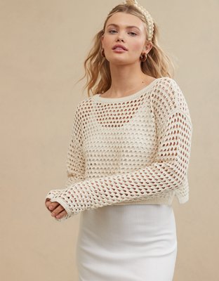 Женские свитеры Aerie Crochet Vacay Sweater — фото 2