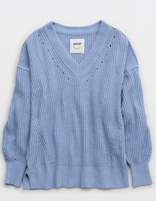 Aerie Beyond Chenille V-Neck Sweater