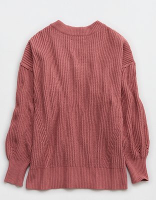 Aerie Beyond Chenille V-Neck Sweater