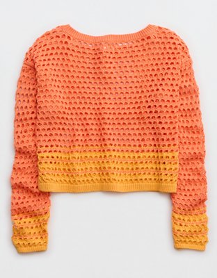 Aerie Crochet Vacay Sweater