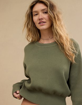 Aerie Cropped Sweater