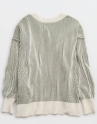 Aerie Beyond Chenille V-Neck Sweater