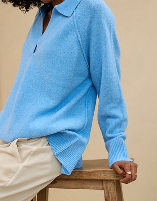 Женские свитеры Aerie unREAL Polo Sweater — фото 5