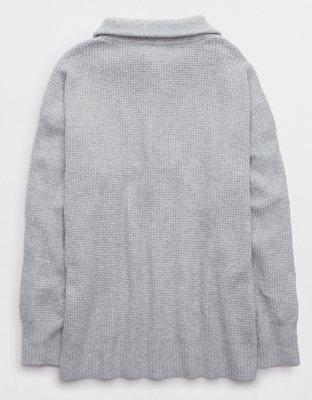 Aerie CozyUp Button Sweater