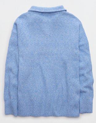 Aerie CozyUp Button Sweater