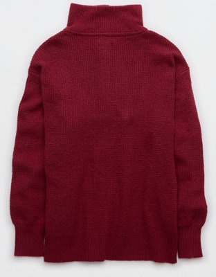 Aerie CozyUp Button Sweater