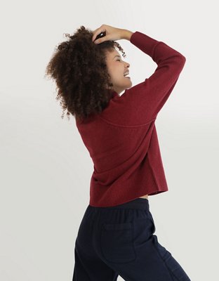 Aerie unREAL Polo Sweater