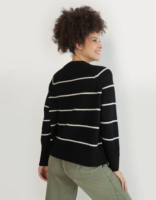 Aerie unREAL Cable Crewneck Sweater