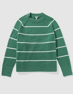 Aerie unREAL Cable Crewneck Sweater