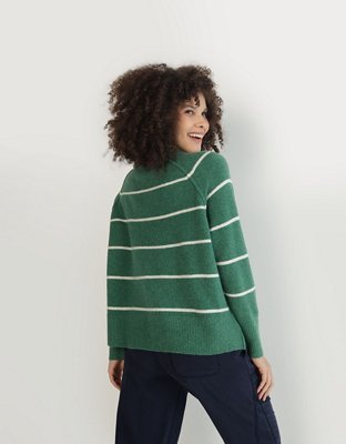 Aerie unREAL Cable Crewneck Sweater