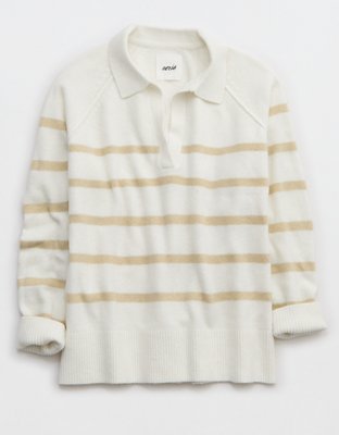 Aerie unREAL Polo Sweater