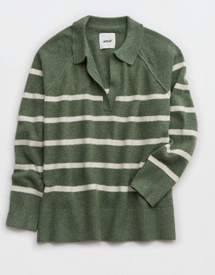 Aerie Unreal Polo Sweater